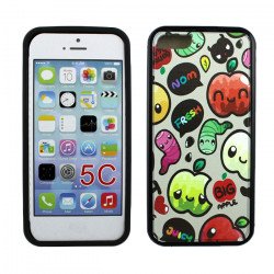 iPhone 5C Gummy Design Case (Apple Worm)